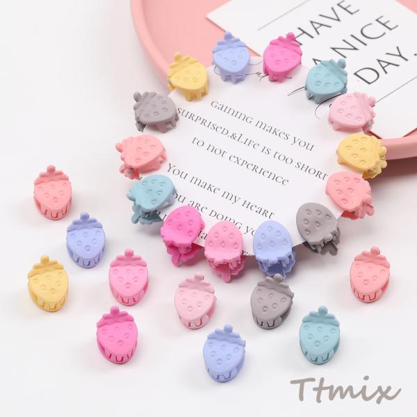 【いちごクリップ】ベビーヘアクリップ ヘアゴム ベビークリップ いちご | SaintFarm セント・ファーム