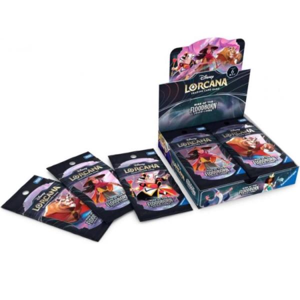 ディズニーロルカナ　逆襲のアースラ　1BOX,フラットボーンの混沌 4BOX 1カートン】ディズニー・ロルカナ・TCG 日本語版 ブースターパック