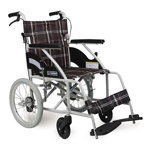 カワムラサイクル 車椅子 軽量 コンパクト KV16-40SB 介助式 《非課税 