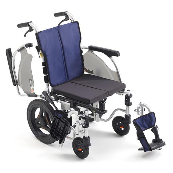 ミキ 車椅子 軽量 コンパクト MiKi CRT-SG-4-CZ 多機能 介助式