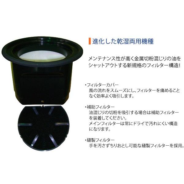 スイデン 業務用 掃除機 SPSV-1102 乾湿両用型 クリーナー 工業用 金属