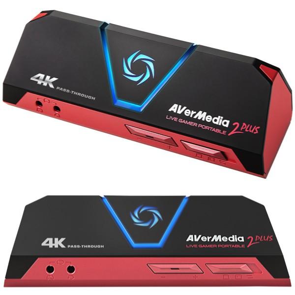 AVerMedia アバーメディア ゲームキャプチャー LIVE Gamer Portable 2 PLUS - AVT-C878 PLUS  4Kパススルー ゲーム 配信 録画 ビデオキャプチャー 正規品