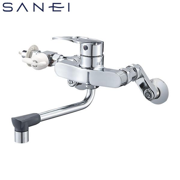 SANEI(水栓金具) SANEI 壁付シングルレバー分岐混合栓 寒冷地 SANEI(水栓金具) SANEI 壁付シングルレバー分岐混合栓 寒冷地