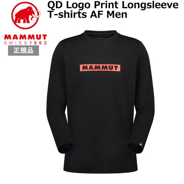 早い者勝ち！MAMMUT ロングスリーブTシャツ 新品タグ付き　美品 MAMMUT tシャツ 「速乾」QD ロゴプリント ロングスリーブ T