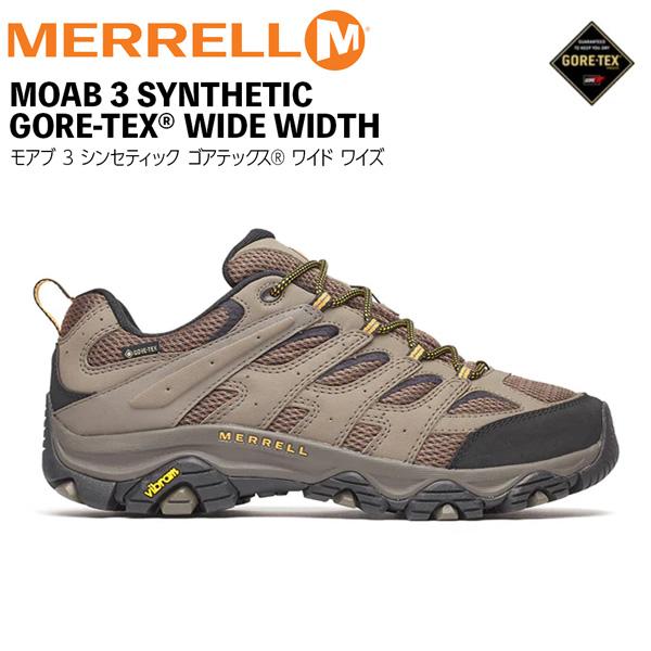MERRELL　モアブ3　シンセティック　ゴアテックス MOAB 3 SYNTHETIC GORE-TEX® WIDE WIDTHモアブ 3 シンセティック
