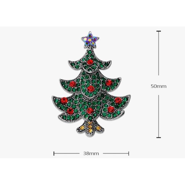 クリスマスツリー ブローチ ファッション レディース 洋服用 アクセサリー 上品 ギフト セール クリスマス 優品 プレゼント デコレーション カラフル 定番から日本未入荷