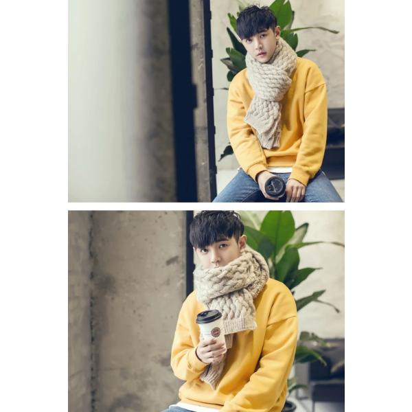 Sale マフラー ふわふわ ケーブ編み メンズ ストール 冬 秋 防寒 通勤 カジュアル 通学 セール 優品 旅行 暖かい 定番 シンプル