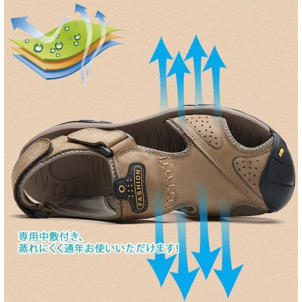 サンダル 本革 スリッパ メンズ ビーチサンダル 男性 男女兼用 履き心地良い ベルト ストラップ Yuhin 紳士靴 カジュアル 散歩 おしゃれ