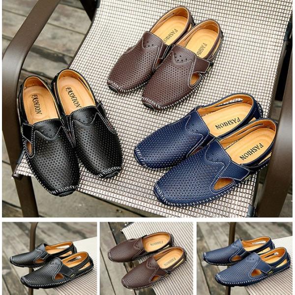 サンダル 本革 スリッパ メンズ ビーチサンダル 男性 履き心地良い 散歩 Yuhin 品質保証 ベルト おしゃれ カジュアル 紳士靴 ストラップ