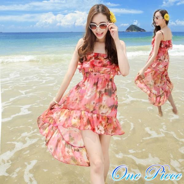 ワンピース 膝丈 キャミワンピ 花柄 ハイウエスト ショート丈 ストレッチ 美脚 伸縮性 ドレープ