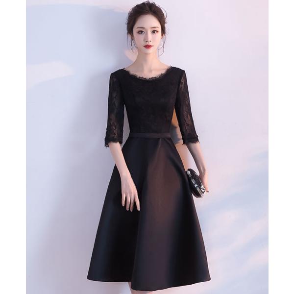 パーティードレス 結婚式 二次会 即納送料無料 ワンピース ドレス 大きいサイズ 礼服 黒 セール 着痩せ エレガント フォーマル セクシー 優品 カジュアル