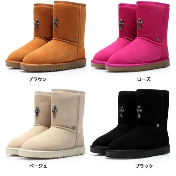 ムートンブーツ ウィンターブーツ 防寒靴 ストア 防寒シューズ レディース ミドル丈 スノーブーツ 優品 秋冬新作 セール