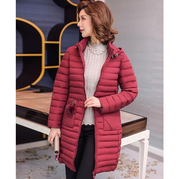 中綿コート ミドル アウター レディース 長袖 ジャケット 正規品スーパーsale 店内全品キャンペーン ミドル丈 防風 無地 フード付き 暖かい 防寒 ブラック セール カジュアル 優品