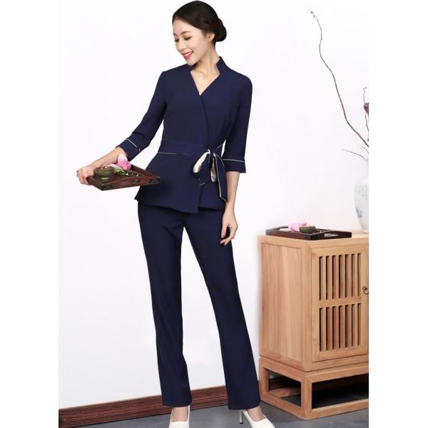 事務服 女性 エステユニフォーム レディース 上下セット スラックス ボトムス 受付 サロン ヒーリング カジュアル エステ ユニフォーム 制服 送料無料 Buyee Buyee 日本の通販商品 オークションの代理入札 代理購入