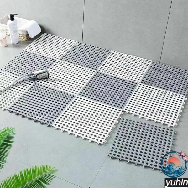 お風呂マット 滑り止め 大判 浴室マット すべりどめ 床 シート 風呂用すのこ 洗い場マット DIY マット 抗菌速乾 無臭 転倒防止 介護用
