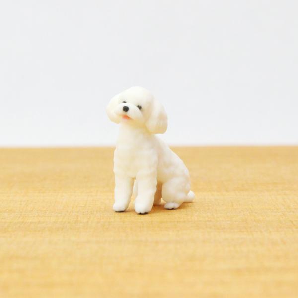 トイプードル　ホワイト　テディベア　ぬいぐるみ トイプーのモコフィー トイプードルぬいぐるみ【ホワイト