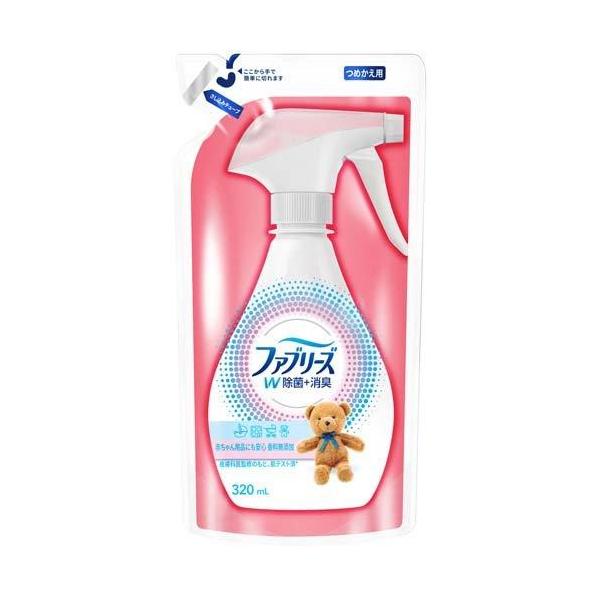 香料無添加ファブリーズ つめかえ用(320mL) |商品区分:日用雑貨【香料無添加ファブリーズ つめかえ用の商品詳細】<br>●香料無添加ファブリーズはあかちゃんが使うアイテムにも安心して使用できる布用消臭剤です。<br&...