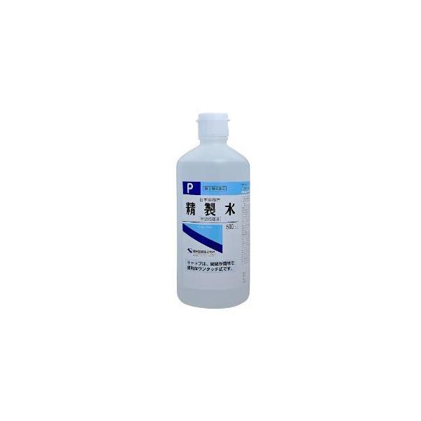 【第3類医薬品】 健栄製薬　精製水　500ml
