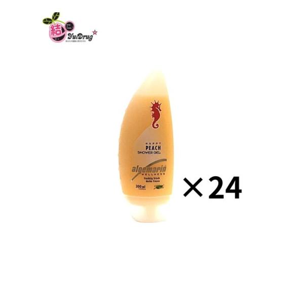 【セット品・合わせ買い不可】アルゲマリンシャワージェルハッピーピーチ300ml ×24個セット【徹底セール】 セット品・合わせ買い不可 アルゲマリンシャワージェルハッピーピーチ