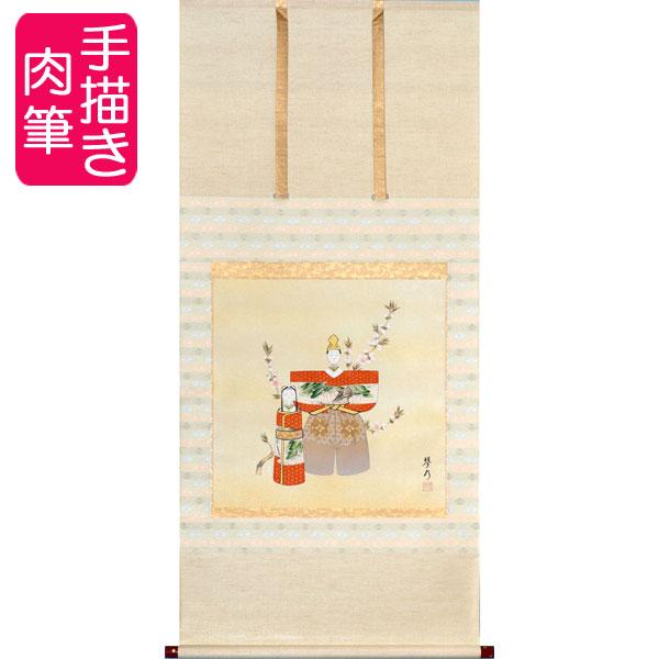 ひな祭り 掛け軸 伝統的な絵柄 東金「八鶴館のひな祭り展」2022を見学。「雛段図掛け軸」など