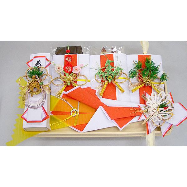 結納金なしの結納 コンパクト結納品 花セット（毛せん付） : 結納屋