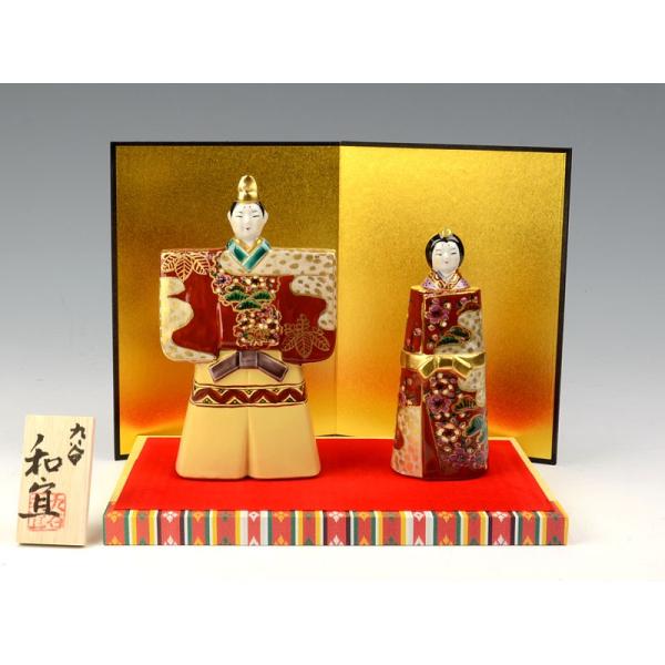 九谷焼3号雛人形とMARTEXタオル 九谷焼3号雛人形とMARTEXタオル