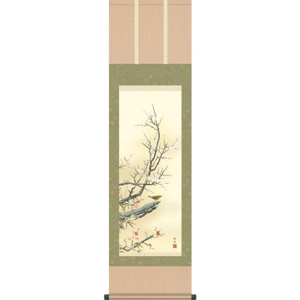 ★無料サービス★風鎮プレゼントまたは、贈答用の水引掛けを無料でお書きさせていただきます。ご希望の場合は備考欄にご記入ください。紅白梅が咲き競い鶯の初音で吉兆を占う。
