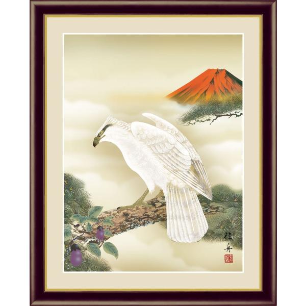 大人気定番商品 真作/春秋/一富士二鷹三茄子/松鷹図/正月/縁起物