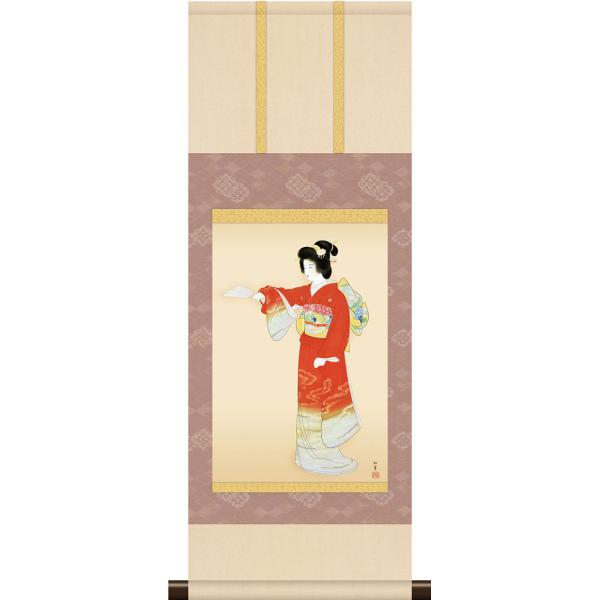 掛け軸 上村松園 『 序の舞 』 美人画 名品 複製 希少 茶道具 掛軸 新品 掛け軸 上村松園 『 序の舞 』 美人画 名品 複製 希少 茶道具 掛軸