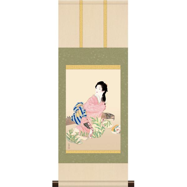 掛軸　仏画　木版　南無阿弥陀佛　三幅対　C　4951A 掛軸 仏画 木版 南無阿弥陀佛 三幅対 C 4951A