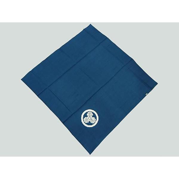 風呂敷 正絹白山紬(2.4巾90*90cm・重目) （定紋） : 結納屋さん