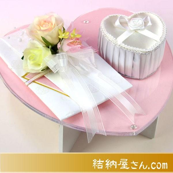 結納 略式結納品 Flora Crystal Heartセット(毛せん付) : 結納屋さん
