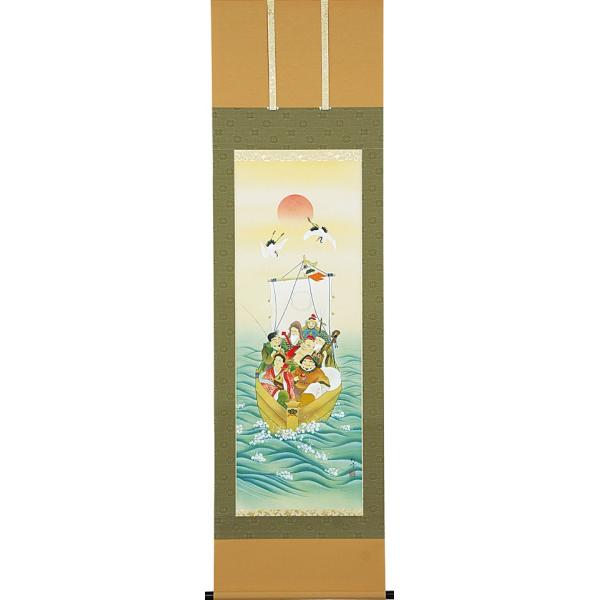 七福神の図　彩色　正月　祝い　縁起 七福神の図 彩色 正月 祝い 縁起 - メルカリ