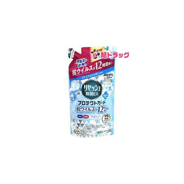 花王 リセッシュ 除菌EX プロテクトガード プレミアムシャボンの香り つめかえ用 (300mL) 詰め替え用