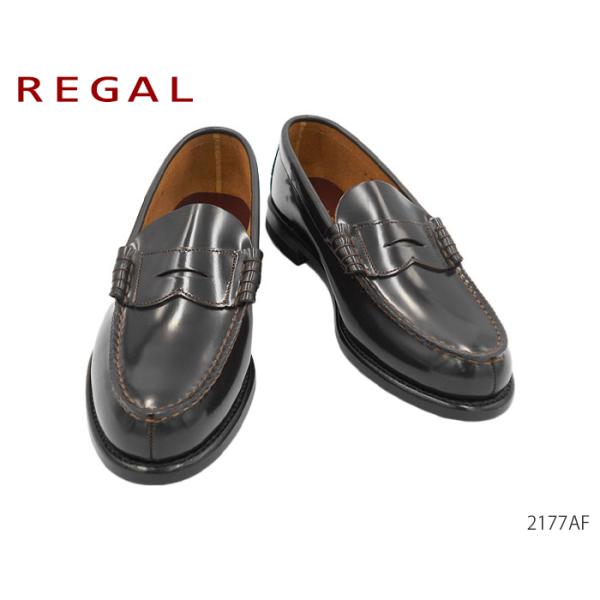 美品　リーガル REGAL REGAL リーガル ローファーの王道 2177 ブラック・ダーク