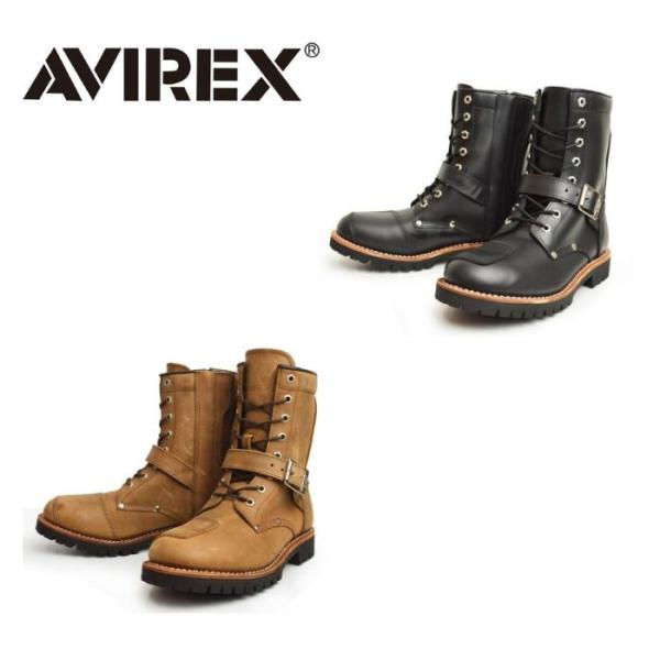 AVIREX AV2100 YAMATO 本革ライダースブーツ AVIREX（アヴィレックス） アビレックス YAMATO ヤマト 本革 レザー