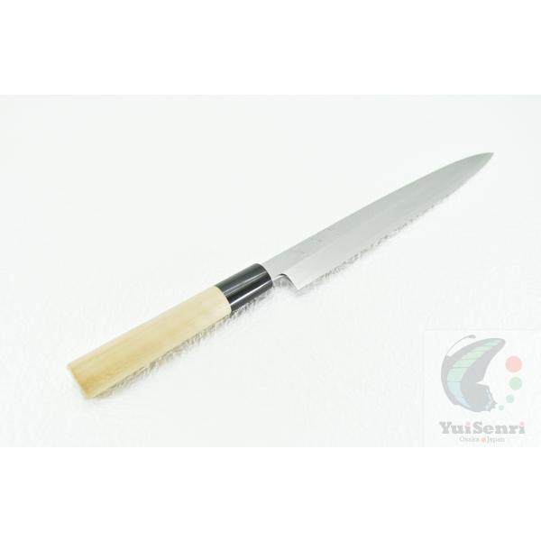 ◎ 美品 堺菊守 Sakai Kikumori 身卸 包丁 銀三 270mm 堺菊守《銀3》安来鋼銀3号 本職用ステンレス柳刃 270 mm【水牛柄