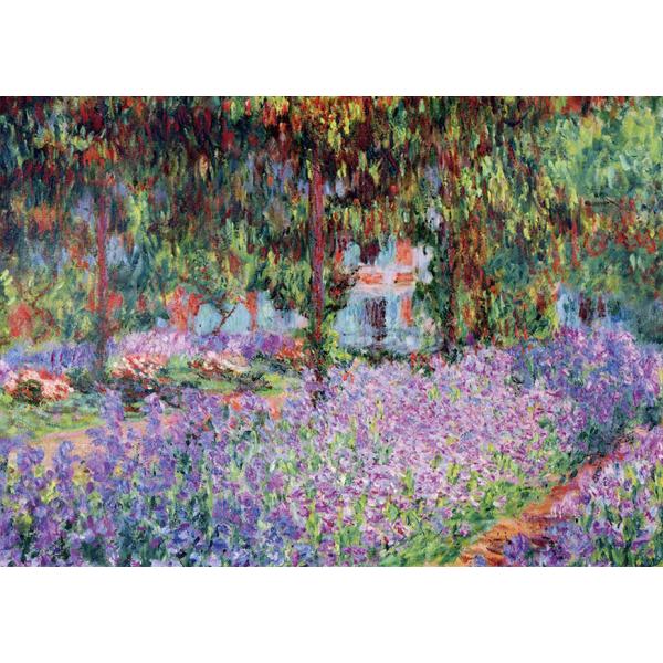 ポストカード モネ「ジヴェルニーの画家の庭」105×148mm 名画 郵便はがき コレクション アート
