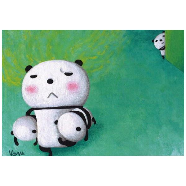 ポストカード 大月かずみ 強制退場 105×150mm イラスト