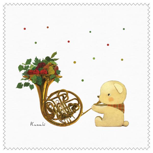 クリーニングクロス 山田和明 くまホルン ミュージック 絵本作家 メガネ拭き 雑貨 かわいい 動物 楽器 Kyg 102 ユージニアyh 通販 Yahoo ショッピング
