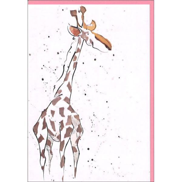 グリーティングカード 多目的 貼り絵 キリン 動物 イラスト メッセージカード 輸入雑貨 Nc8632 ユージニアyh 通販 Yahoo ショッピング