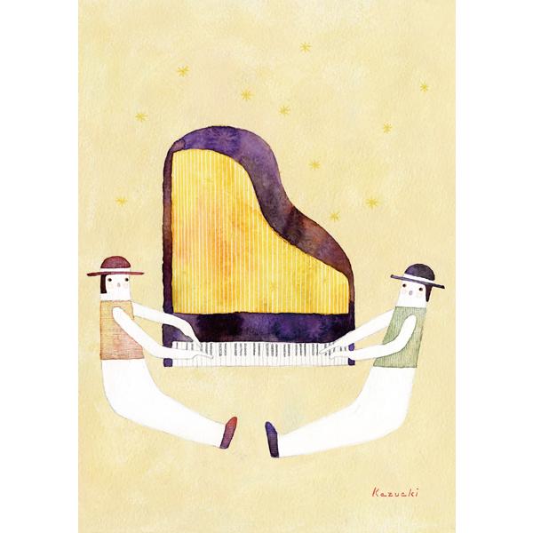 ポストカード イラスト 山田和明 君がいて僕もいる 105 150mm 絵本作家 音楽 イラストレーター 水彩画 おしゃれ メッセージカード 郵便はがき Yky 006 ユージニアyh 通販 Yahoo ショッピング