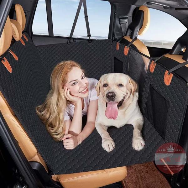 三菱 デリカミニ Ｂ３系車載用ペットマット 犬用後部座席カバー 防水防汚 猫用シートマット 車用ドライブマット 耐荷重タイプ ロングサイズ