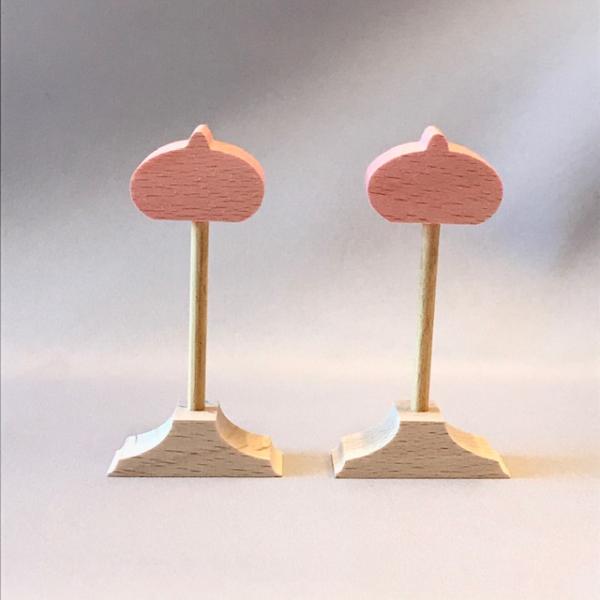 品番　KH811品名　ぼんぼりＡ（小）材質　ブナサイズ　H74 デザイナー　小黒三郎