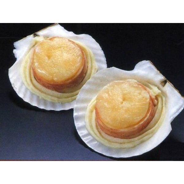 ●ホタテの貝柱をメインにベーコンを巻き、ひと手間かけた商品です。●オーブンで焼くだけ、パーティ等に手軽にお使いいただけます。●冷凍のまま、約180℃で約7〜8分焼いて下さい。※要加熱※1個当り265円です。原 材 料：帆立貝(北海道・オホー...