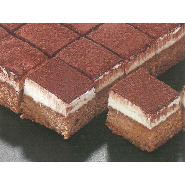 マスカルポーネの口どけティラミス 65カット（チョコレート ケーキ ティラミス デザート バイキング） [冷凍]