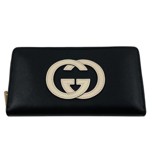 グッチ GUCCI 財布 ラウンドファスナー 長財布 レザー ウォレット 黒 グッチ GUCCI 473928 A7M0N 長財布 メンズ レディース 財布