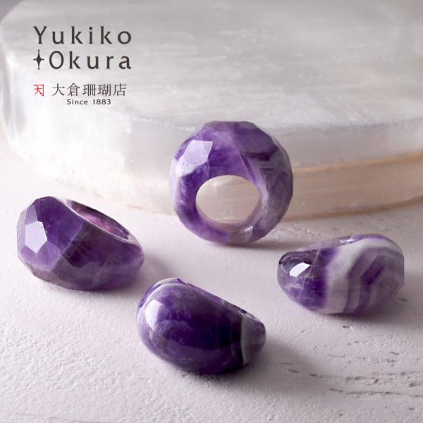 ドッグティ－スアメジスト バングル シェブロンアメジスト（ドッグティースアメジスト