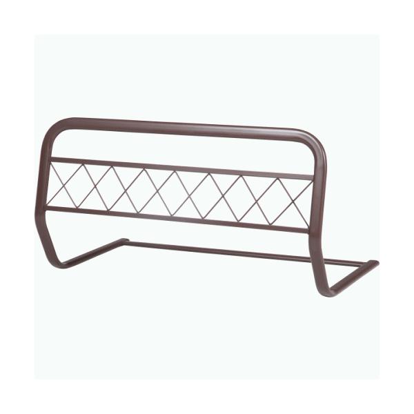 ※完成品で強度があり手で持つことができ、立ち上がるのに支えになるベッドガードです。※溶接仕様で強度のあるベッドカードになります。商品サイズ幅750 奥行425 高さ390mm材質スチールパイプ色 ブラウンエアキャップで包んで簡易梱包でお届け完成品