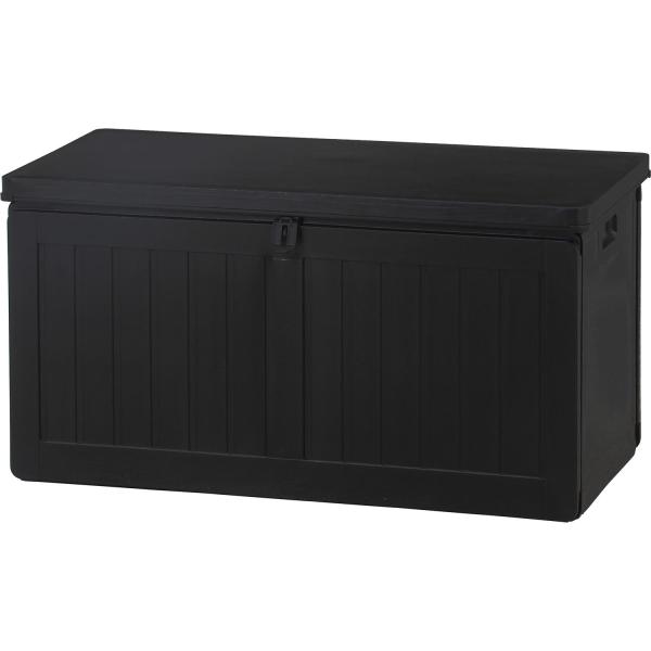 収納BOXベンチ　BK　190L　38356-55252　椅子 スツール  収納 倉庫  ベンチ ストック ストッカー 物置 庭 物入れ 小型